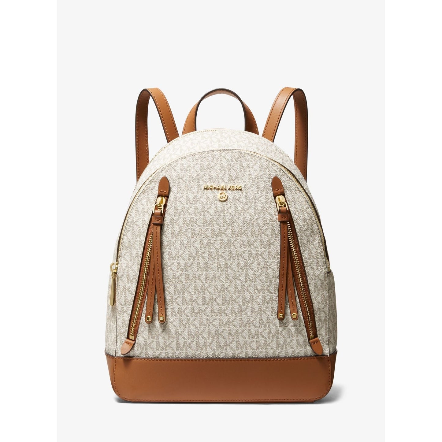 Michael Kors Brooklyn Medium Backpack, Signature Vanilla