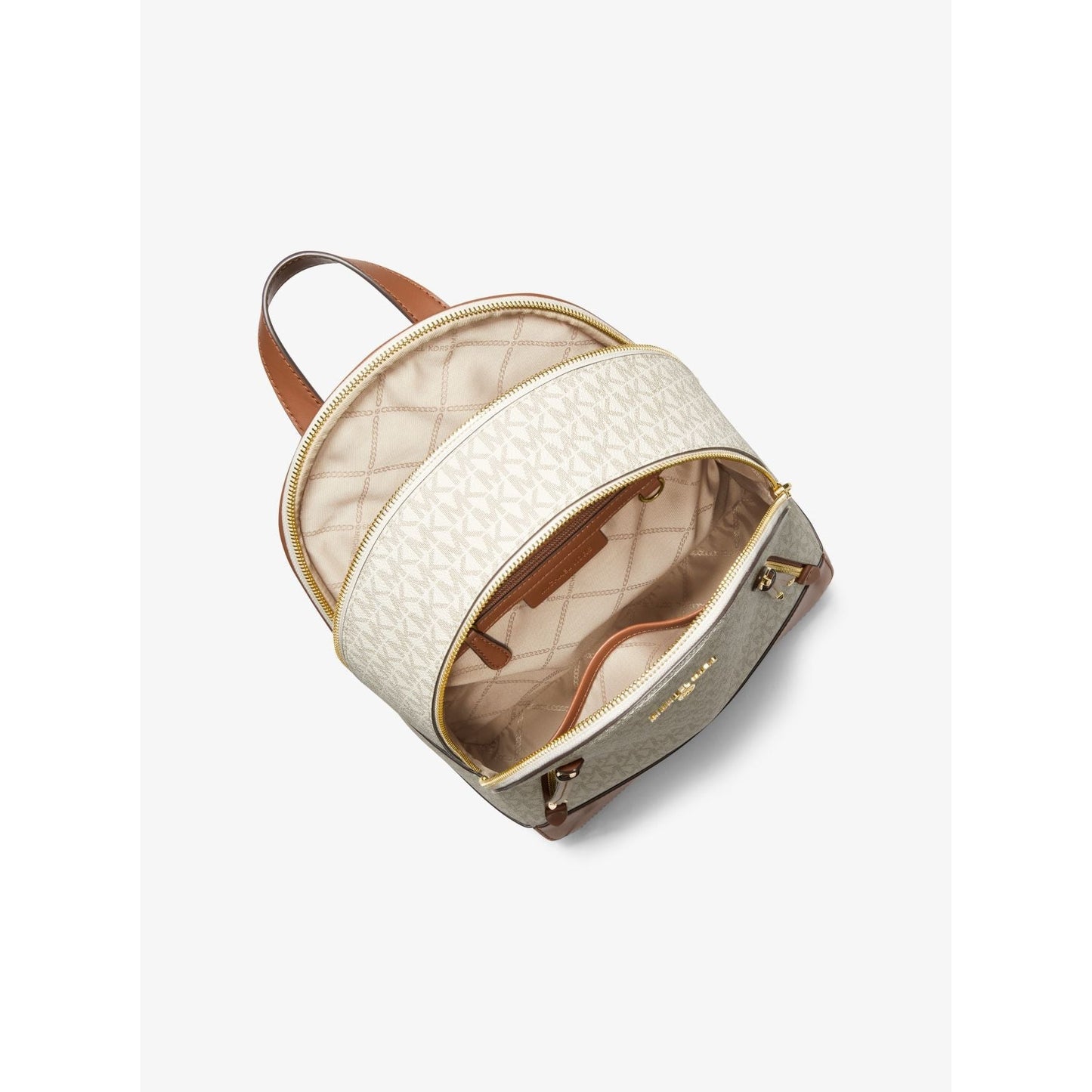 Michael Kors Brooklyn Medium Backpack, Signature Vanilla