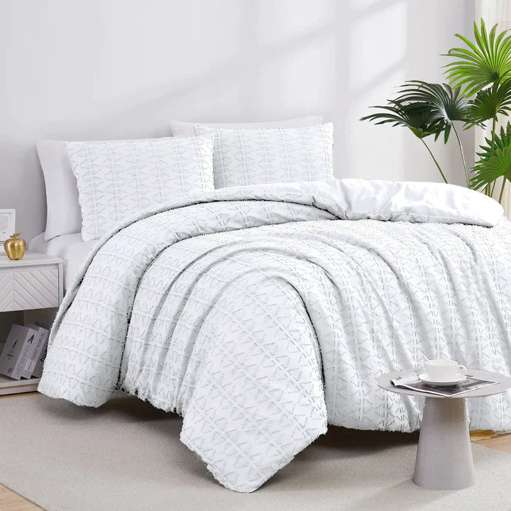 Bali Duvet Cover Set, White