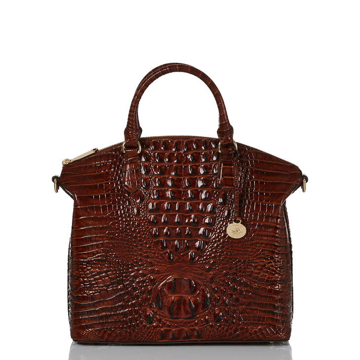 Brahmin Melbourne Collection Large Duxbury Satchel, Pecan