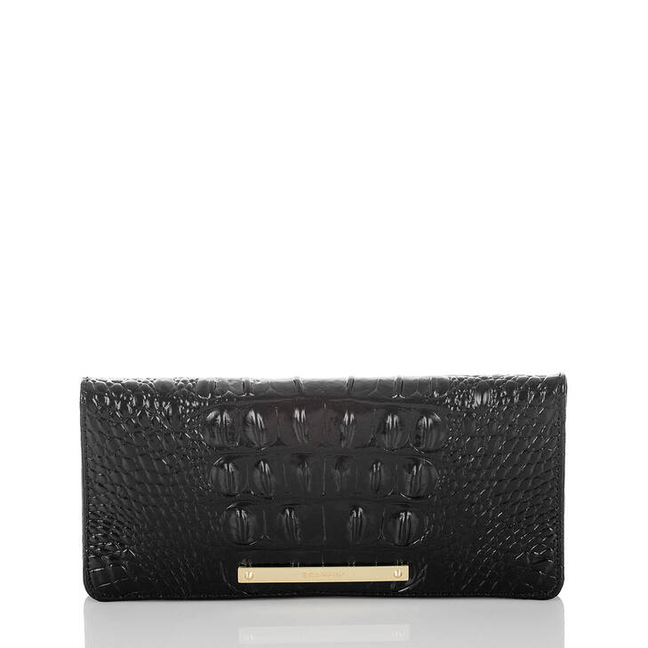 Brahmin Melbourne Collection Ady Wallet, Black