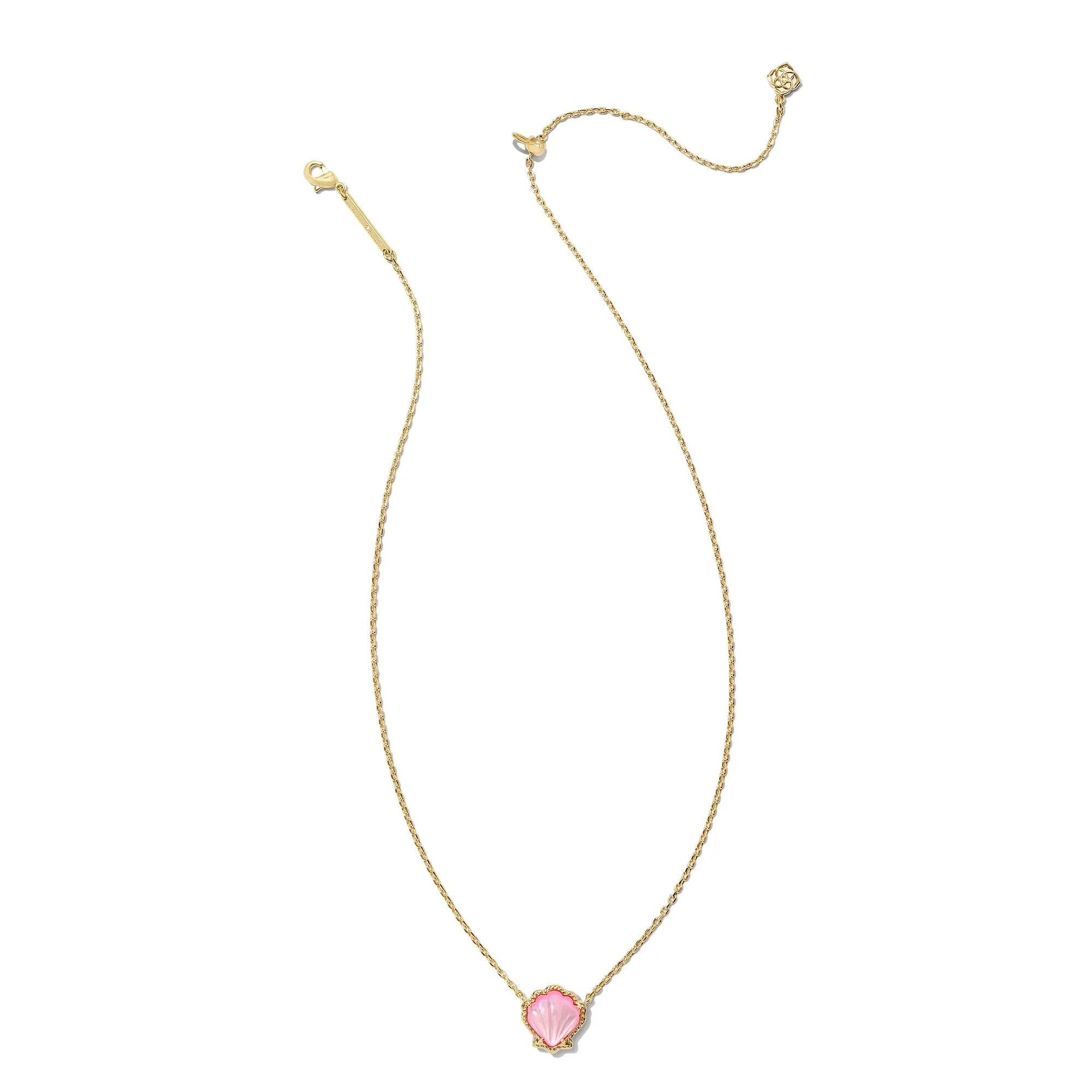 Kendra Scott Brynne Shell Necklace, Blush Mother-of-Pearl