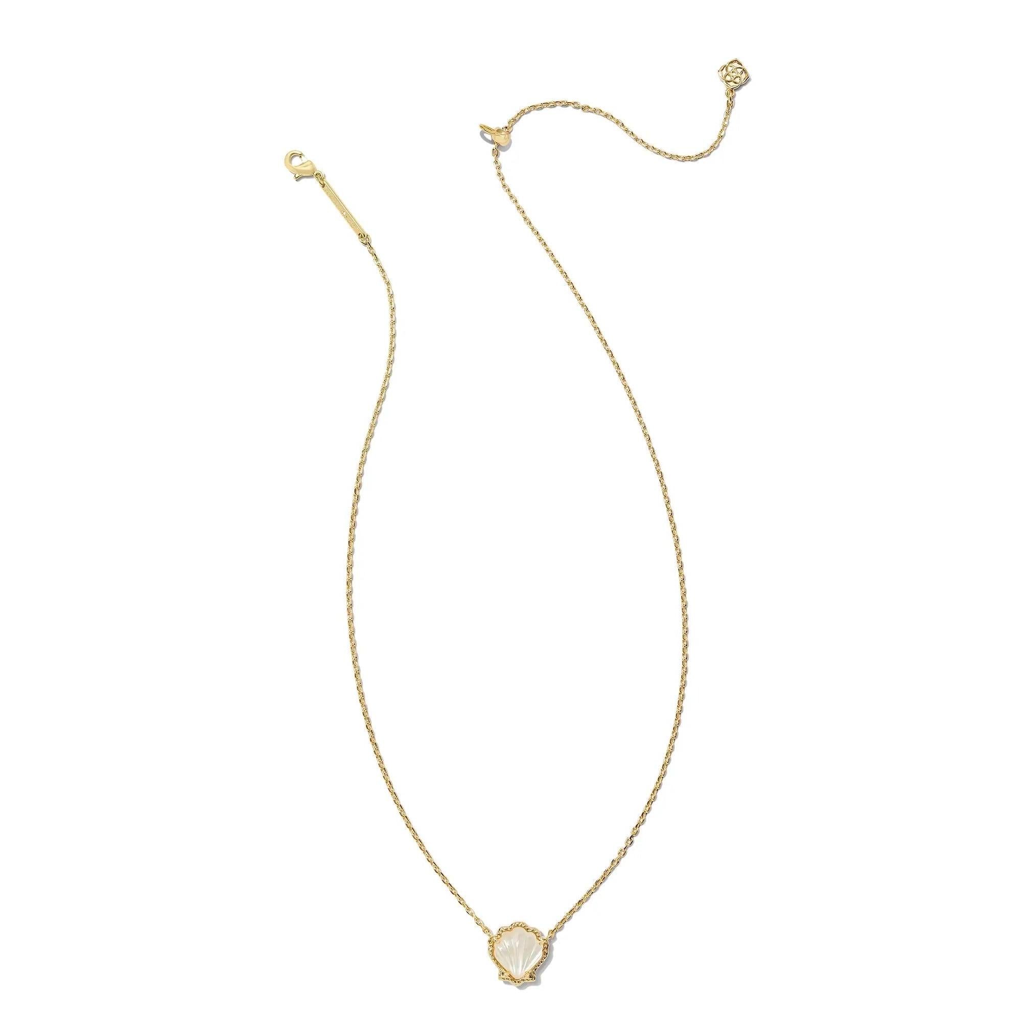 Kendra Scott Brynne Shell Necklace, Ivory Mother-of-Pearl