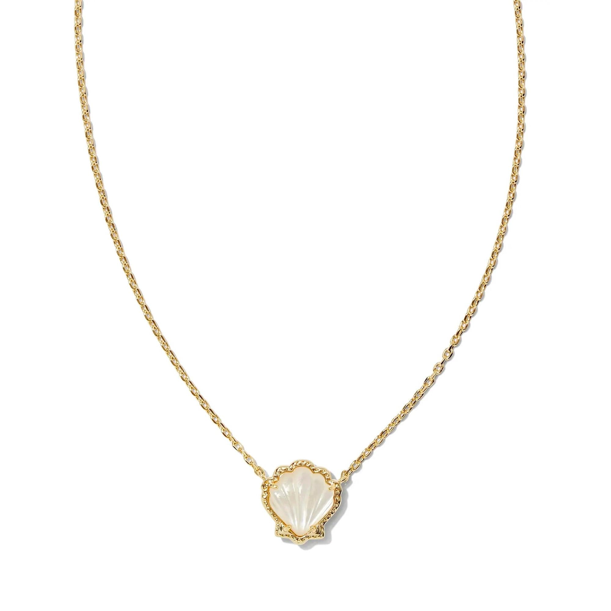 Kendra Scott Brynne Shell Necklace, Ivory Mother-of-Pearl