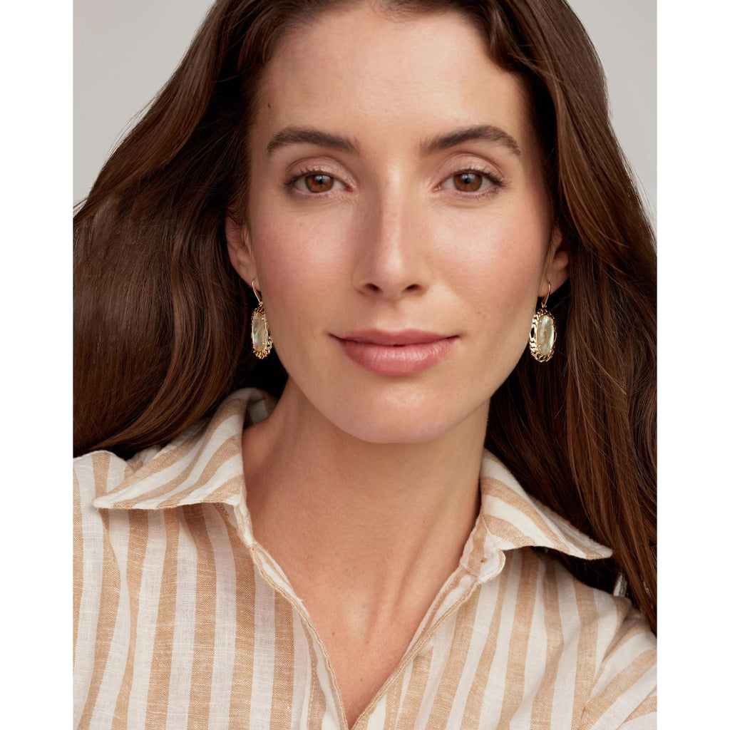 Kendra Scott Dani Figaro Earrings, Iridescent Abalone
