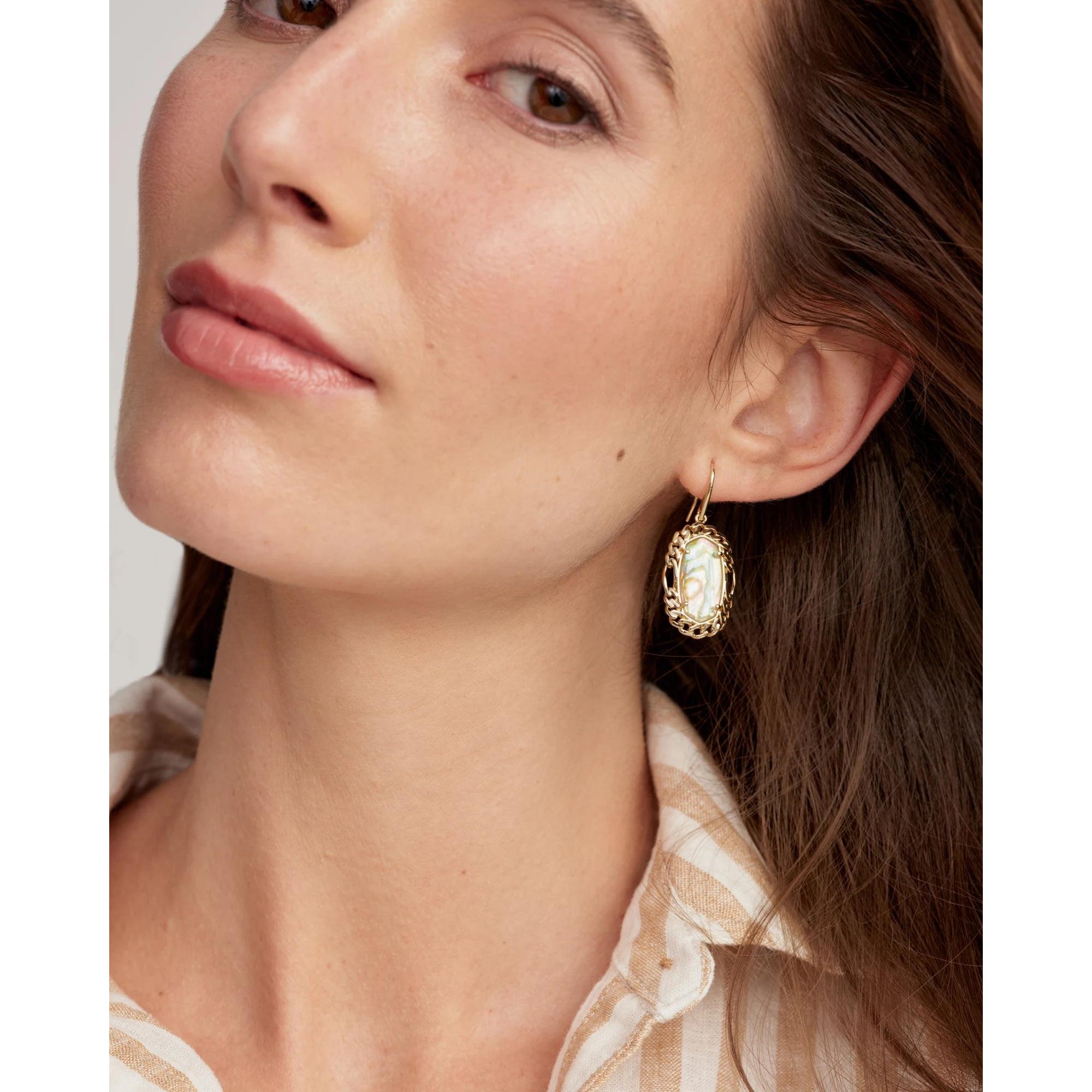 Kendra Scott Dani Figaro Earrings, Iridescent Abalone