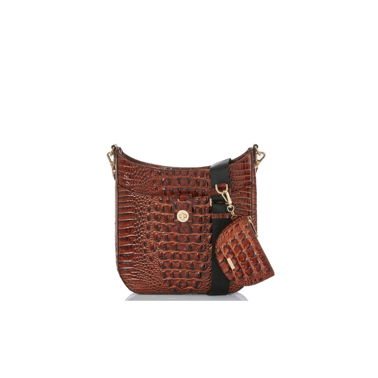 Brahmin Melbourne Collection Leia Crossbody, Parakeet