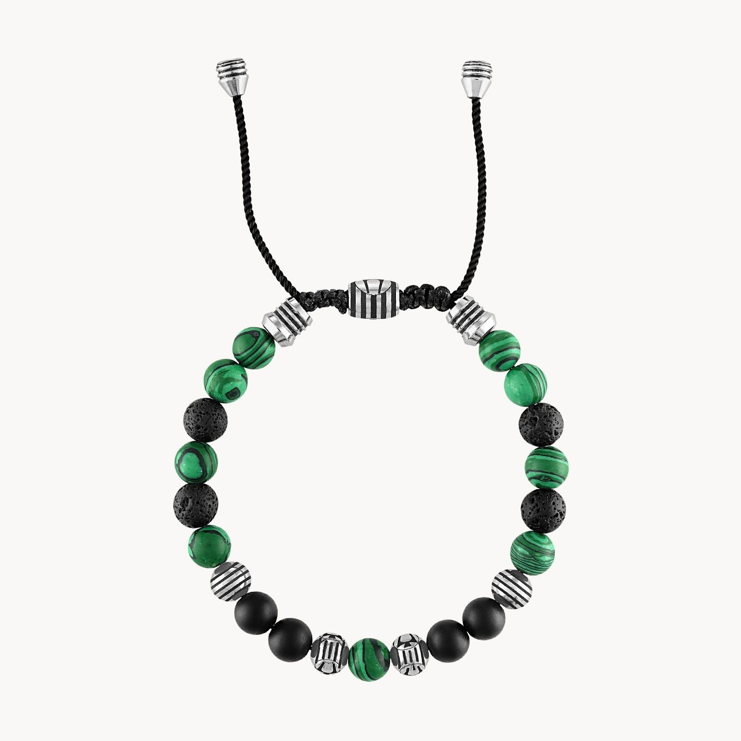 Bulova Malachite Bolo Bracelet